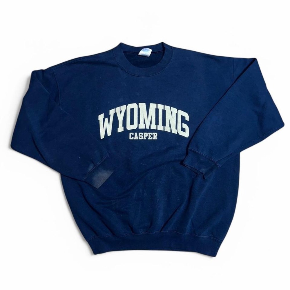 Vintage Wyoming spell out crewneck